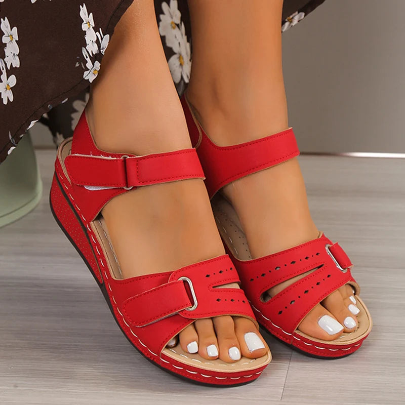 Riley Orthopedic Sandals — lifestyle view