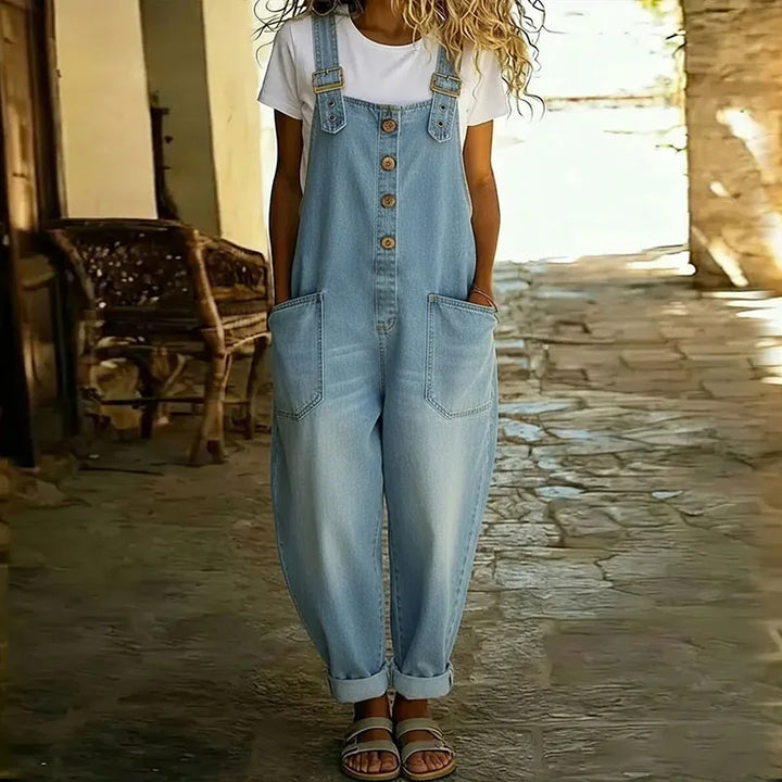 Saylor Denim Overalls — alternate view