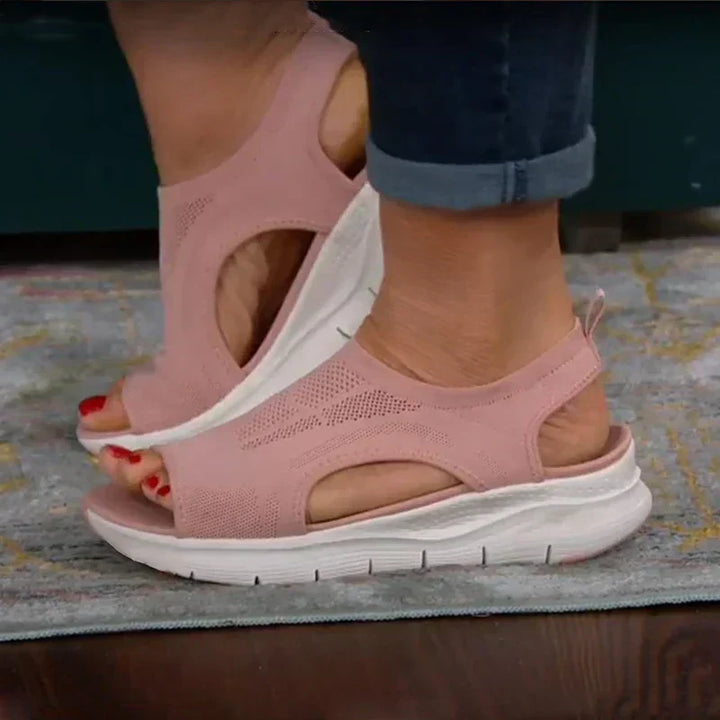 Charlotte Orthopedic Sandals — lifestyle view