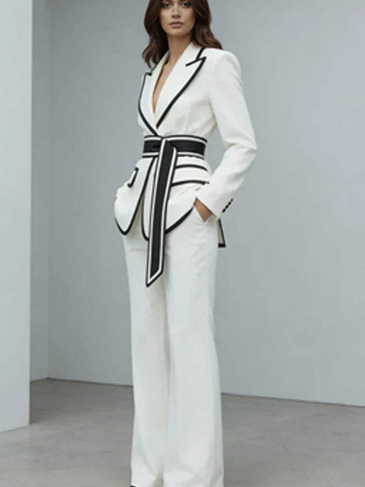 Tailored office co-ord women's set – full length
