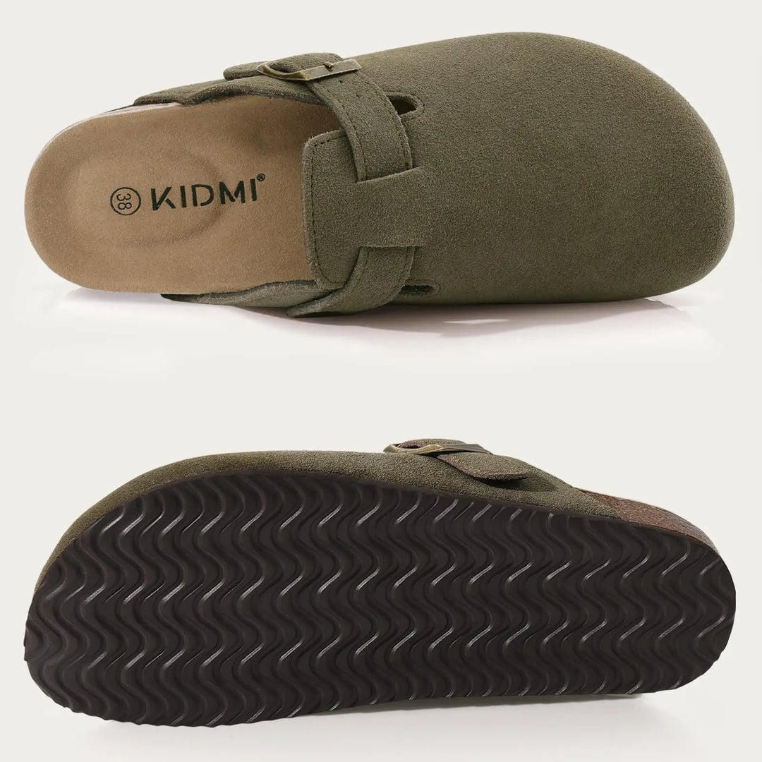 Annabel - Woolen Slip-on Clogs
