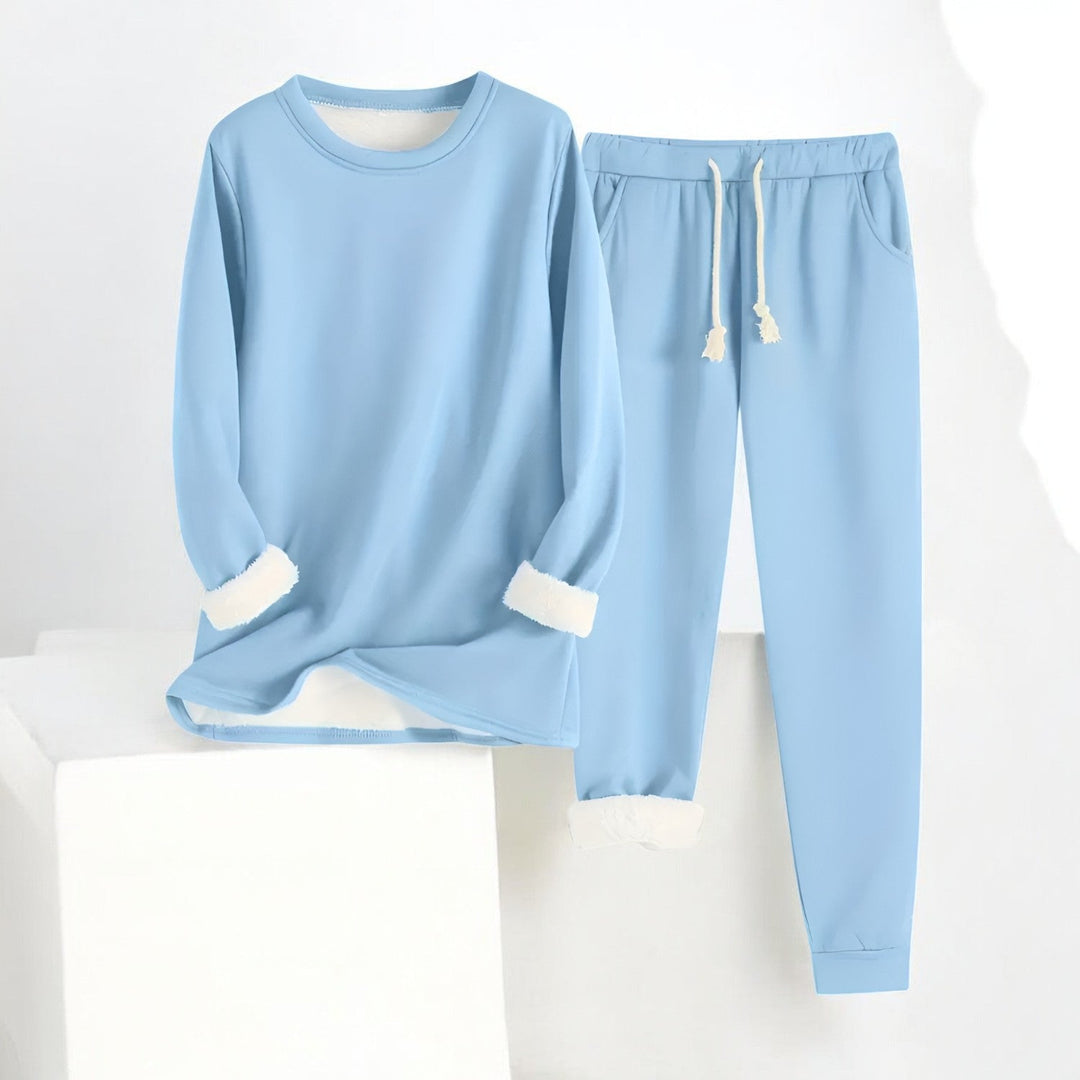 Avery Cozy Thermal Fleece Set — product view