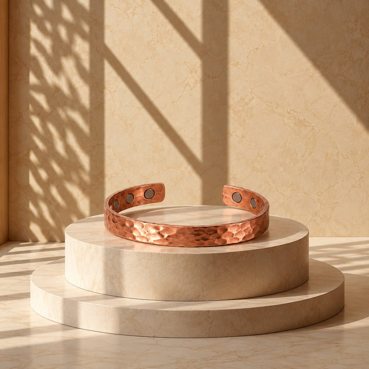 Ashwell Terra handcrafted pure copper bracelet, product photo