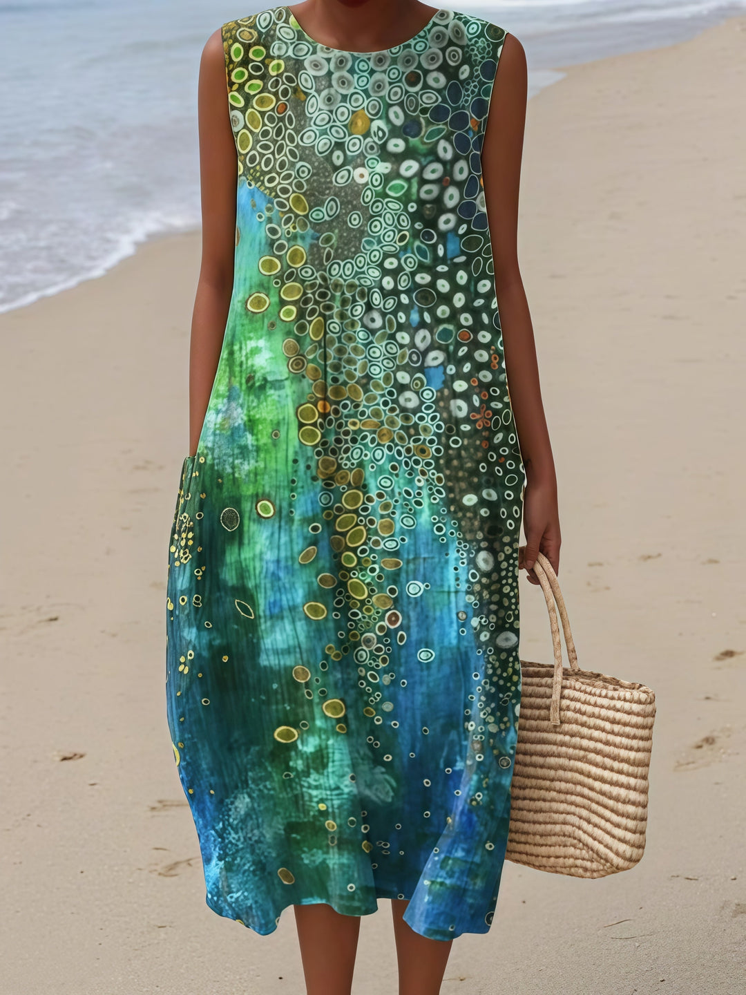 Zara Lightweight Summer Dress — front view