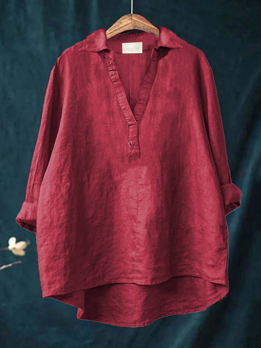 Andrea Art Print Blouse — product view