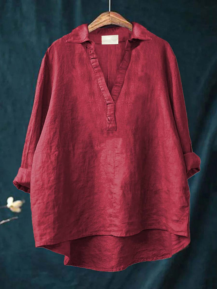 Andrea Art Print Blouse — product view