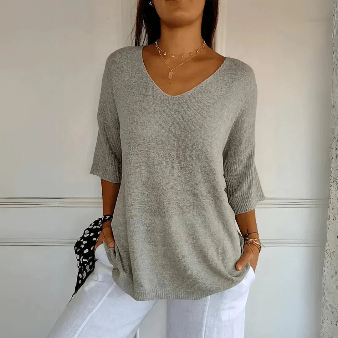 Noelia V-Neck Sweater — additional view