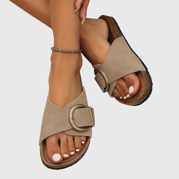 Amber Orthopedic Sandals — back view