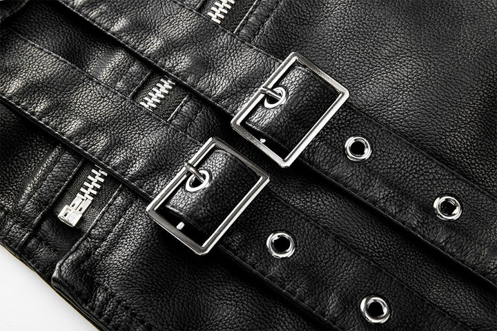 Boulevard Black Leather Jacket Men Back View | The Ashwell