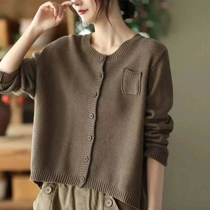 Sienna Comfortable Casual Cardigan — detail view