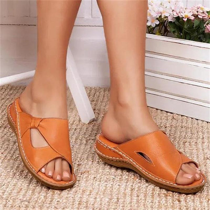Harper Orthopedic Sandals — back view