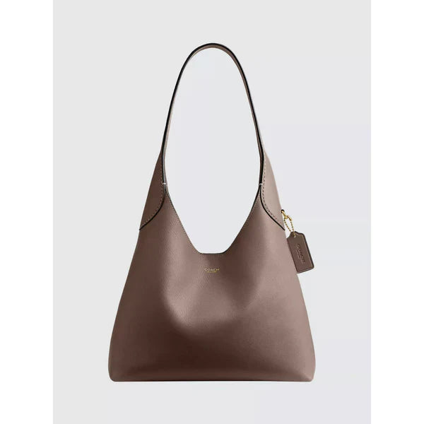Coach Brooklyn 39 shoulder bag dark stone – front view