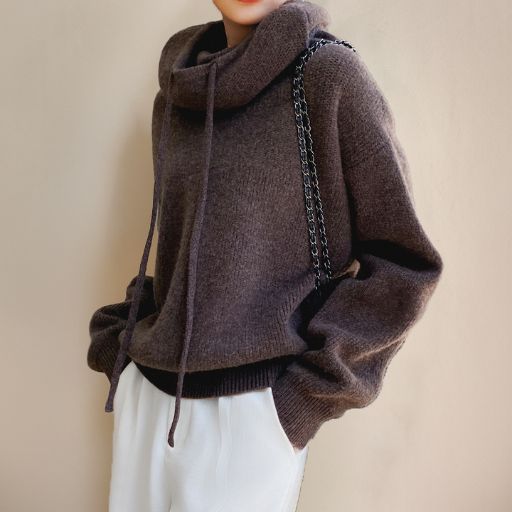 Charlotte Turtleneck Sweater — side view