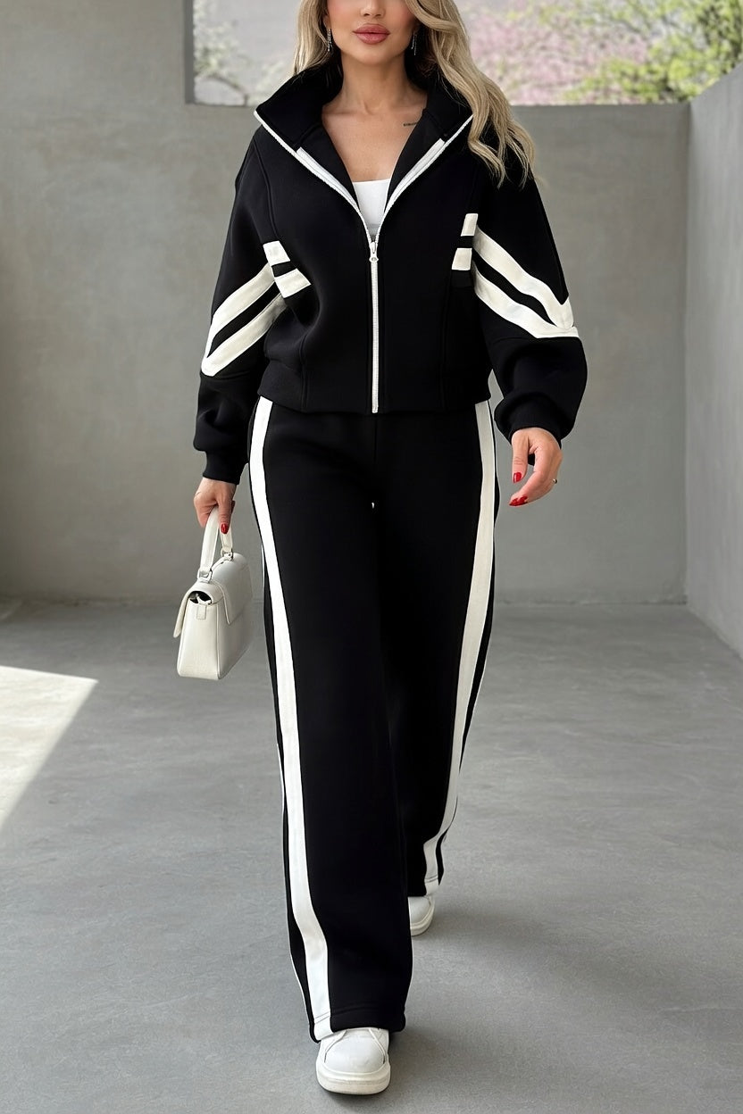 Retro comfort tracksuit co-ord women – side view