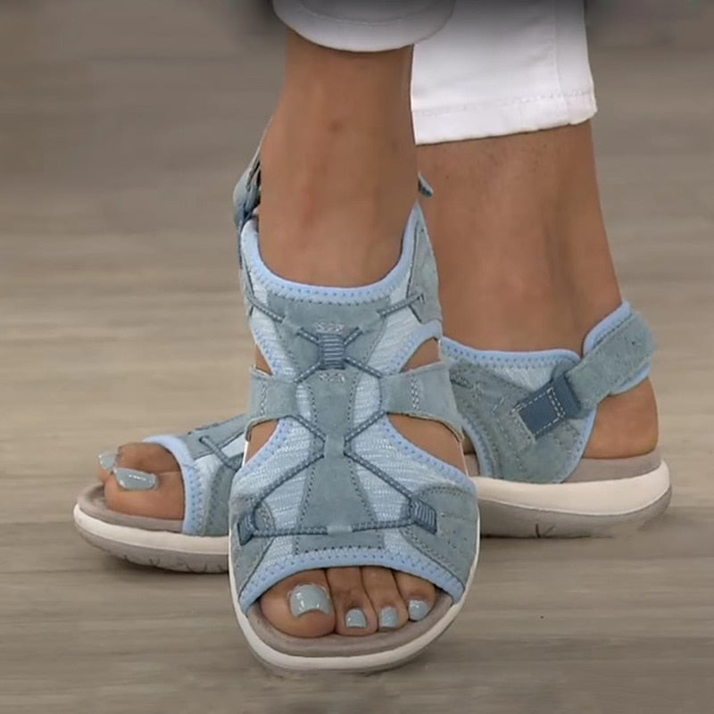 Amelia Orthopedic Sandals — back view