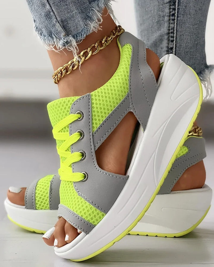 Aria Orthopedic Sandals — back view