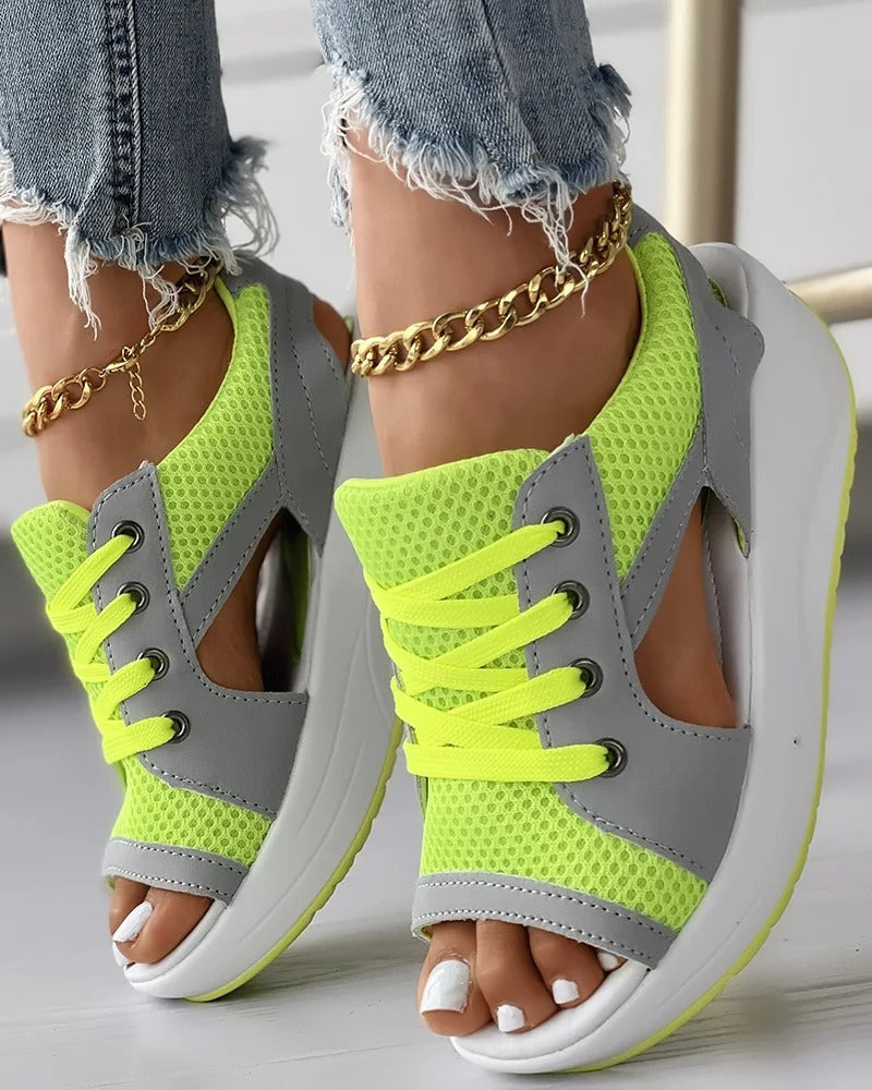Aria Orthopedic Sandals — top view