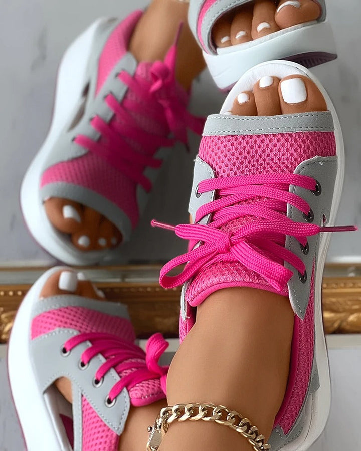 Aria Orthopedic Sandals — lifestyle view