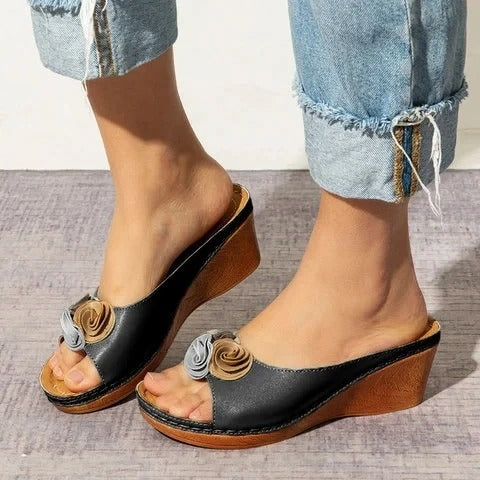 Lily Orthopedic Sandals — back view