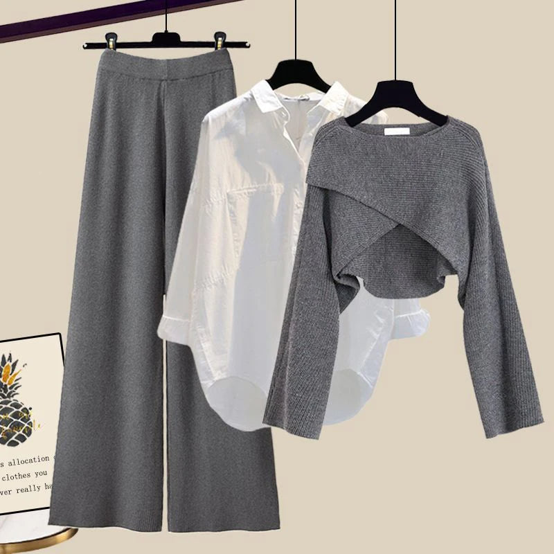 Addison – Comfortable 3-Piece Soft Set Sweater — front view