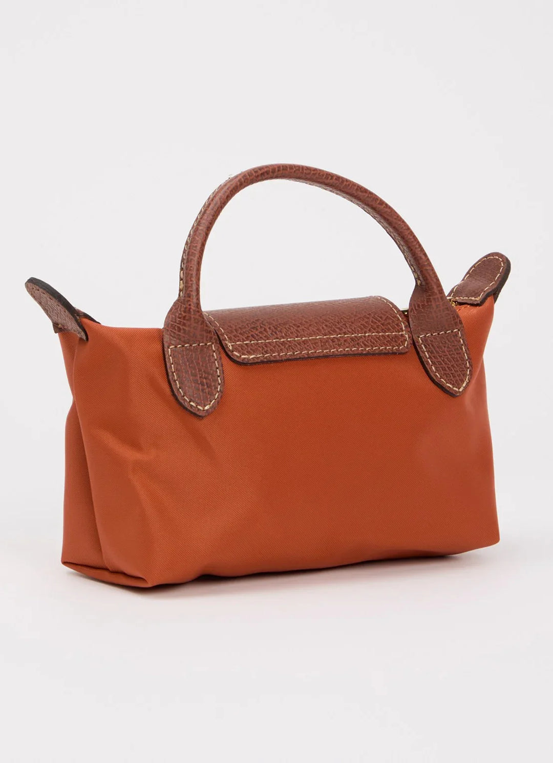 Longchamp Le Pliage XS Handbag Orange Terracotta Side View