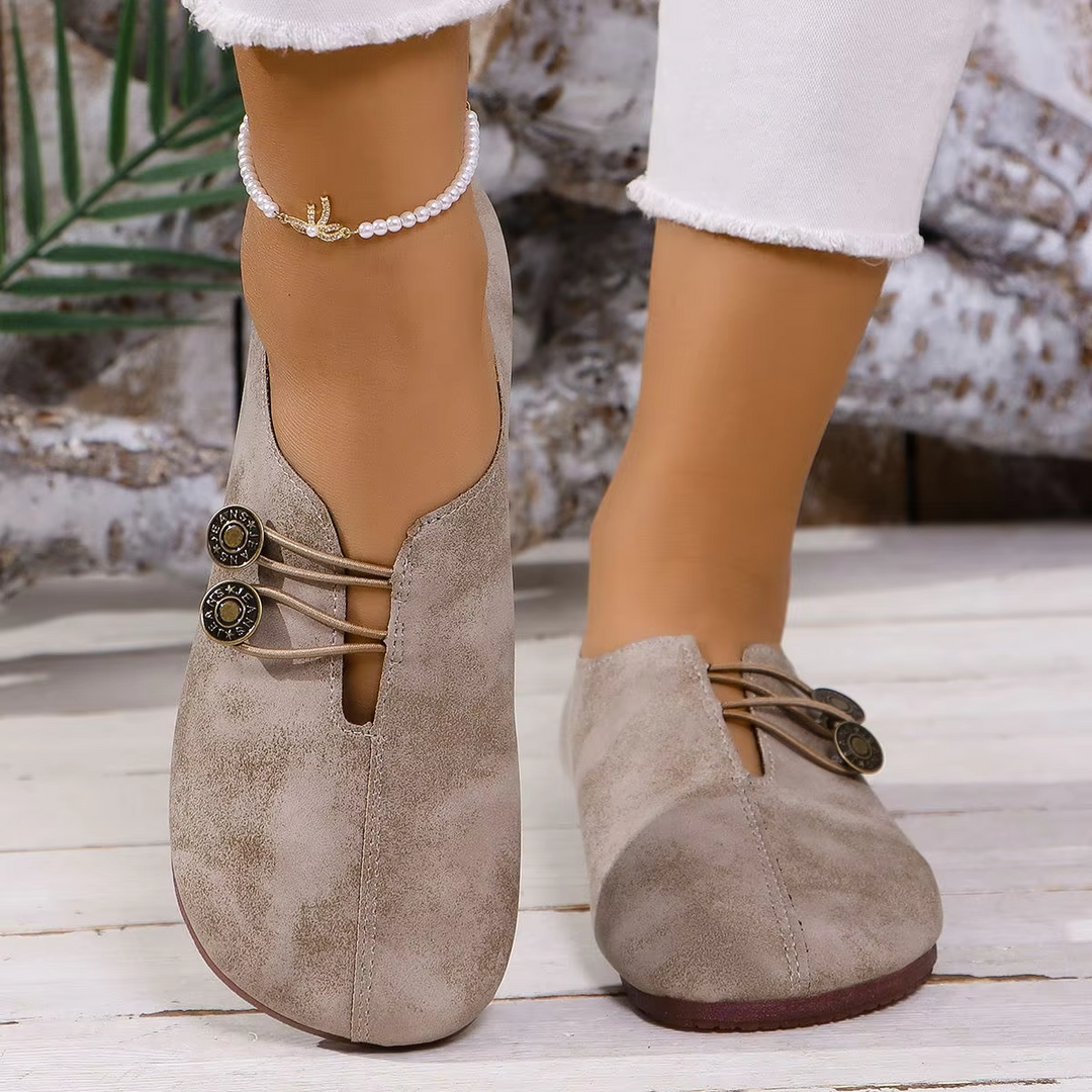 Scarlett Comfortable Non-Slip Loafers — close-up detail