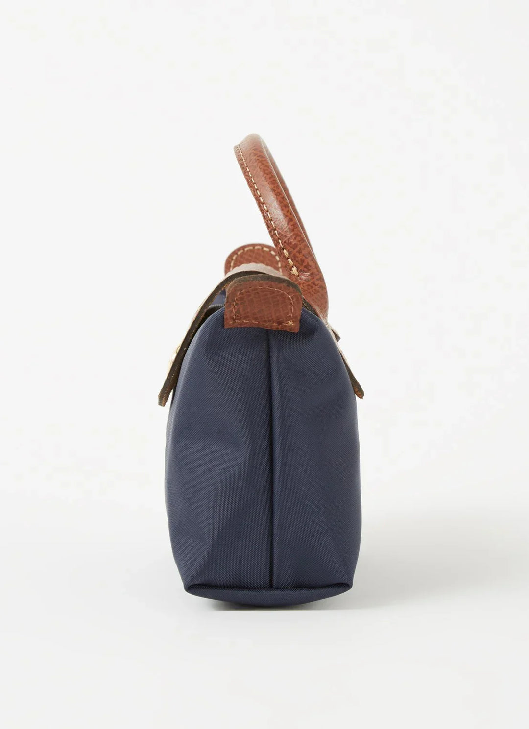 Longchamp Le Pliage XS Handbag Navy Blue Interior Zip Pocket