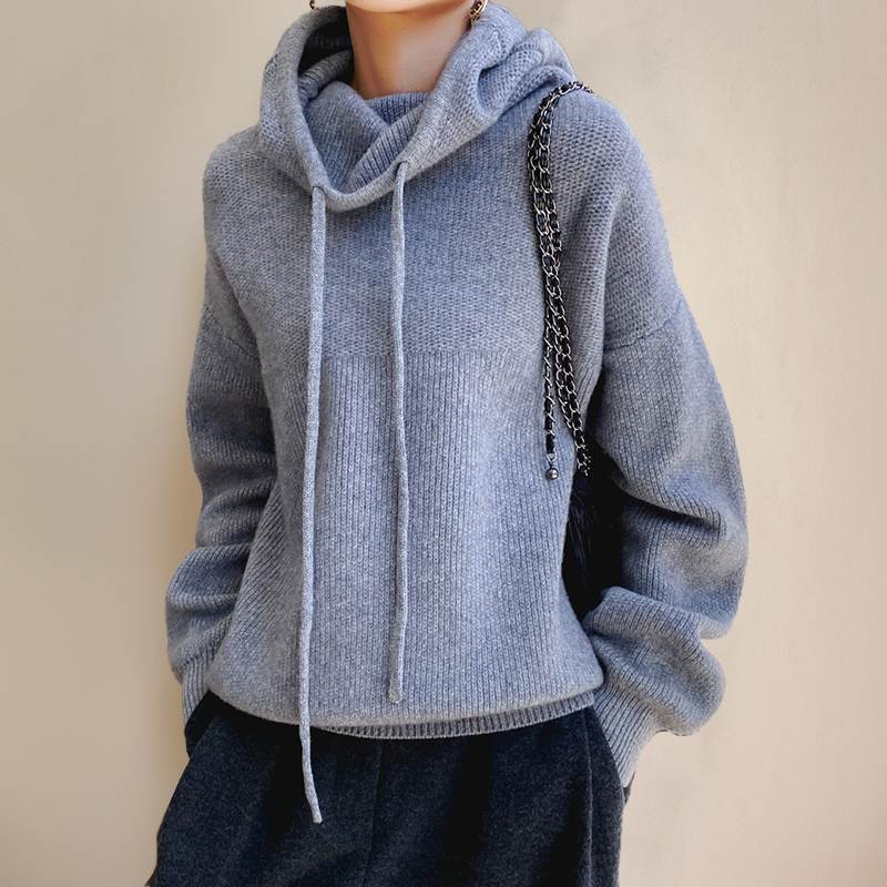 Charlotte Turtleneck Sweater — back view