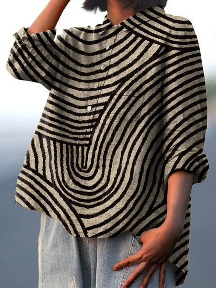 Melina Art Print Blouse — alternate view