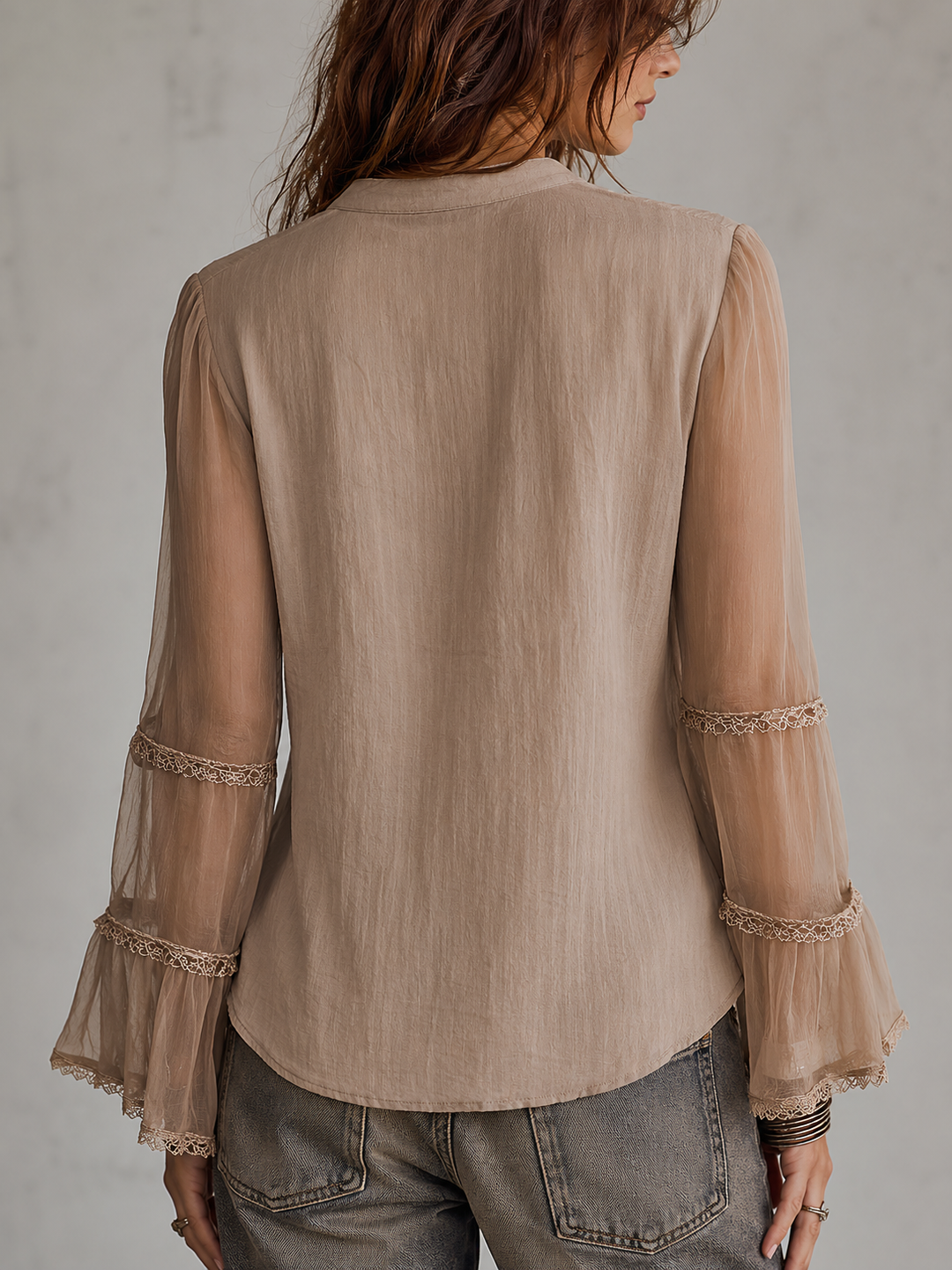 Vintage embroidered blazer side view