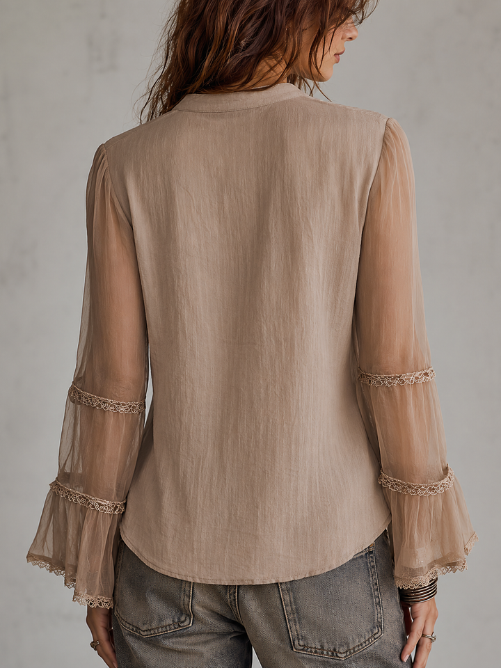 Vintage embroidered blazer side view