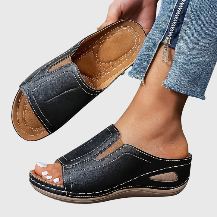 Aretha Orthopedic Sandals — lifestyle shot