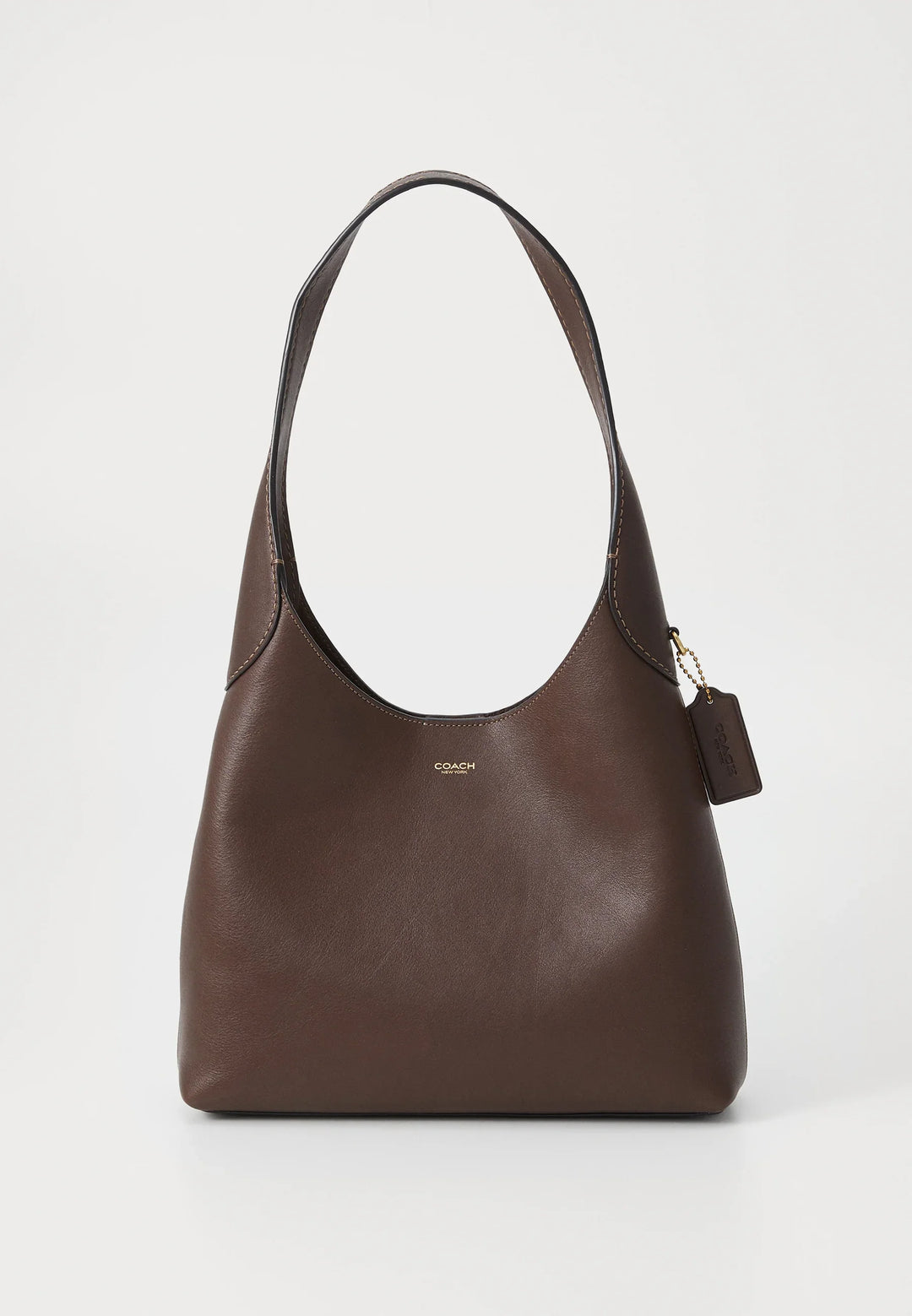 Coach Brooklyn 28 - brown leather shoulder bag