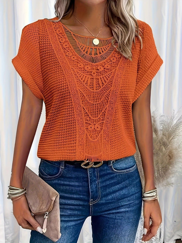 Beautifully Detailed Top — close-up view