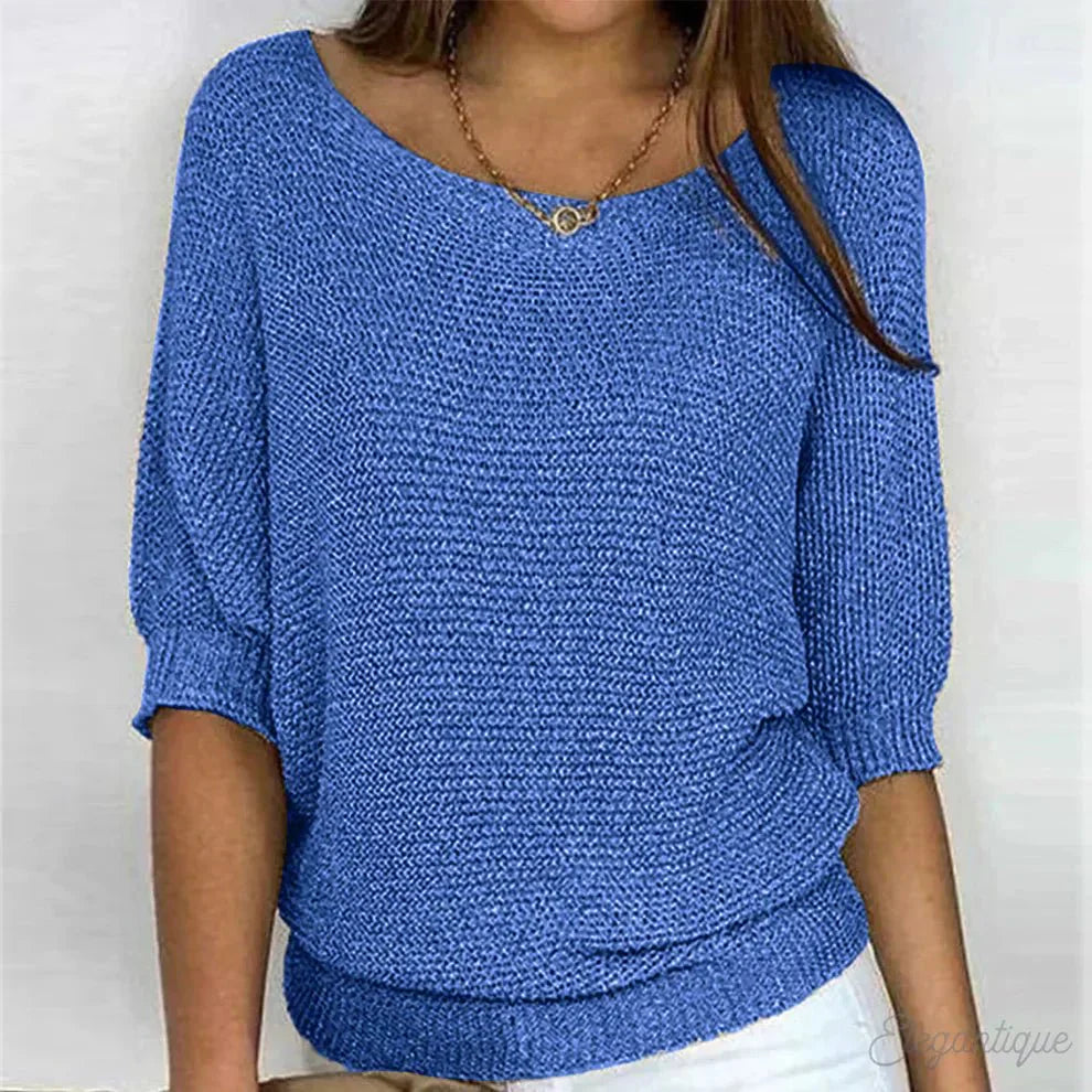 Sorella Textured Top — detail view