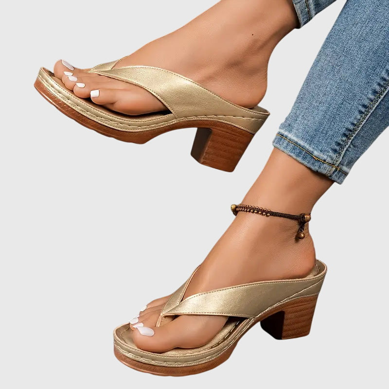 Gianna Orthopedic Sandals — back view