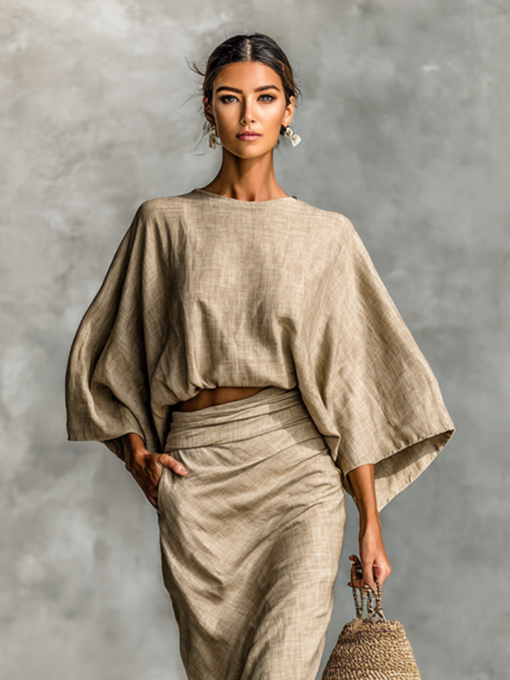 Selene Batwing Two-Piece Set — alternate view