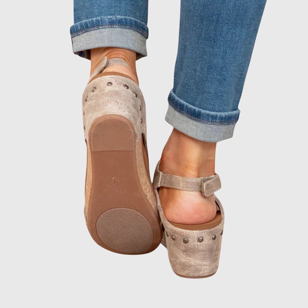 Adela Orthopedic Sandals — back view