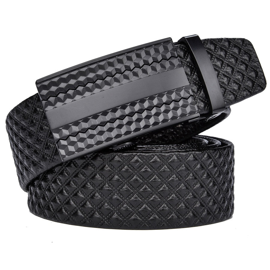 Rockist Leather Belt Black Mens Buckle Detail | The Ashwell