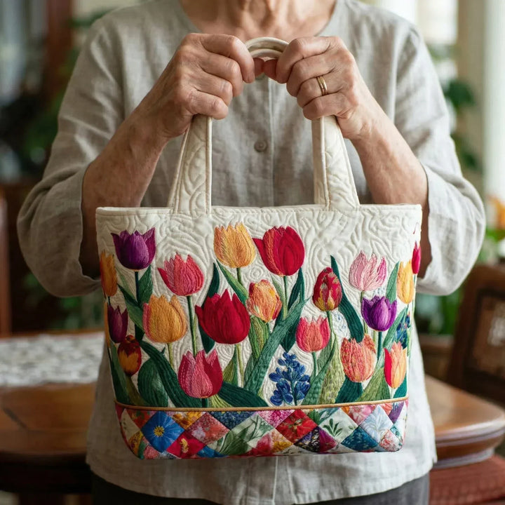 Camilla Handmade Bag — lifestyle shot