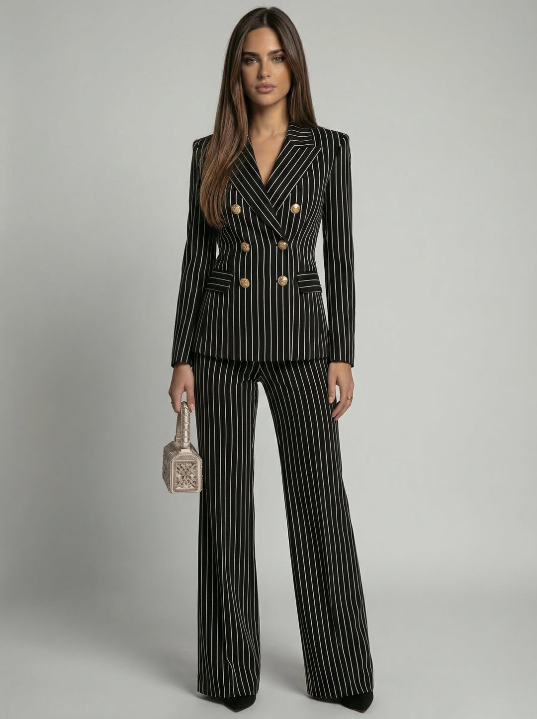 Victoria elegant diplomatic suit set women – front view