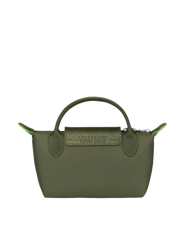 Longchamp Le Pliage Green XS Handbag Forest Khaki Green Back View
