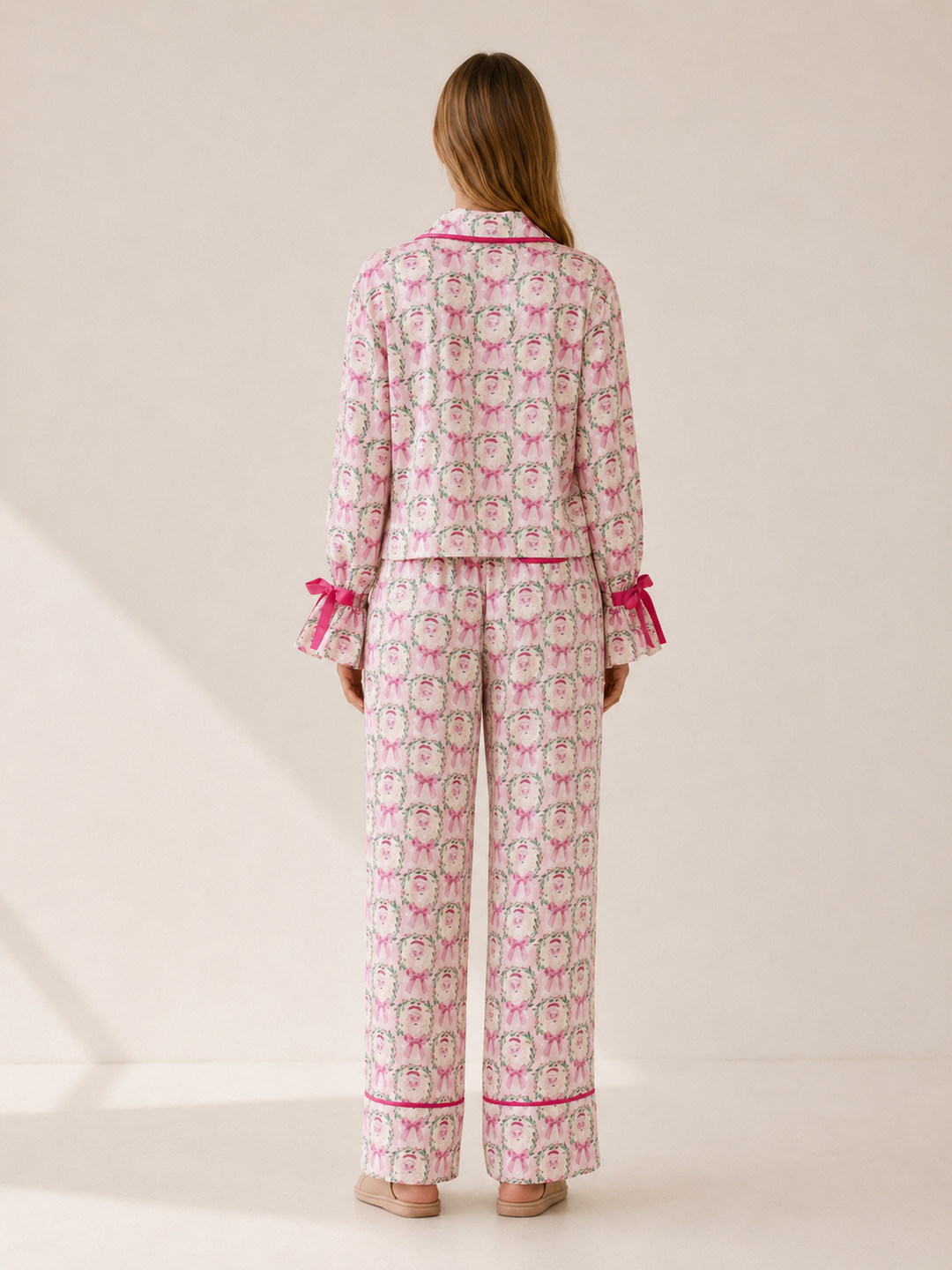 Hester | Christmas Pyjama Set with Button Shirt