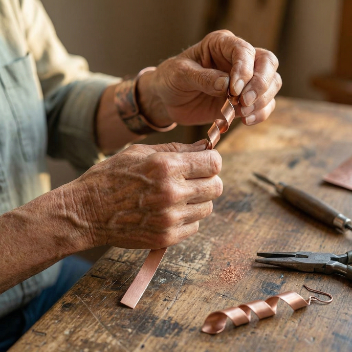 Copper Earrings