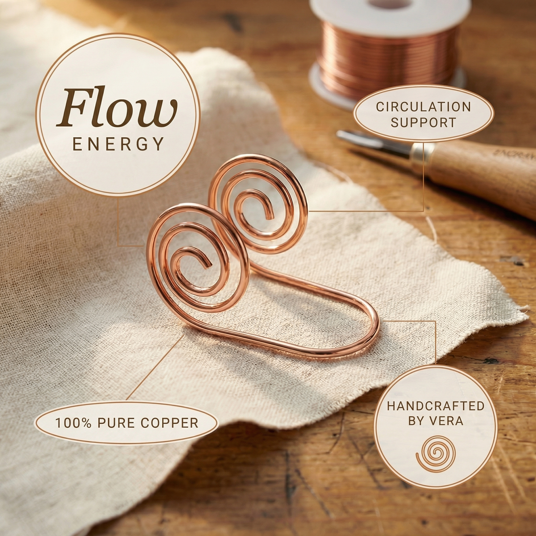 Vera's Flow Copper Hand Spiral