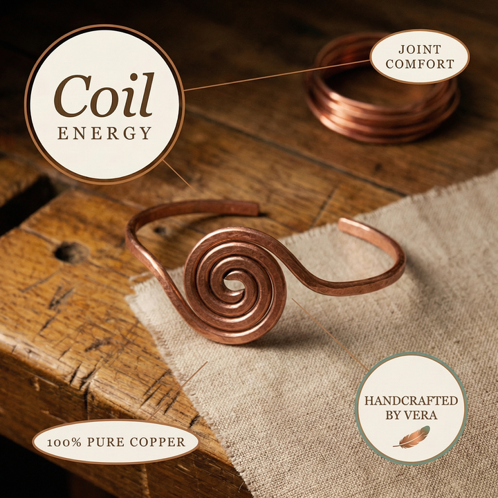 Coil Copper Anklet
