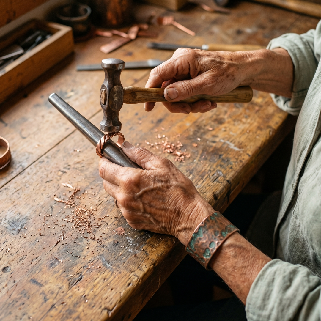 Vera's Knap Copper Ring