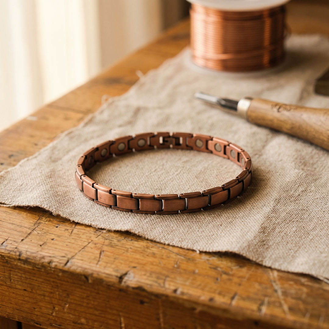 Vera's Shore Copper Anklet