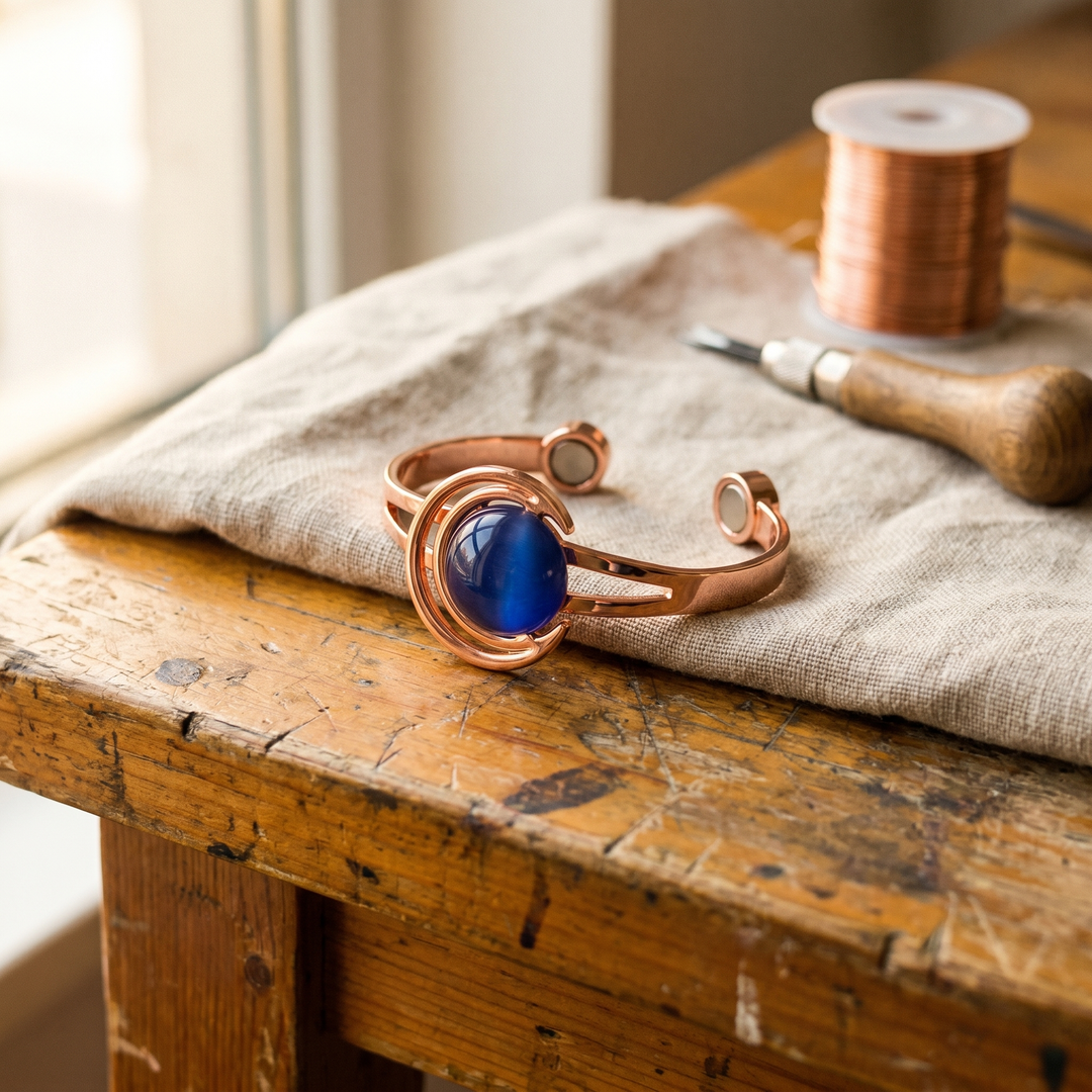 Vera's Sphere Copper Bracelet