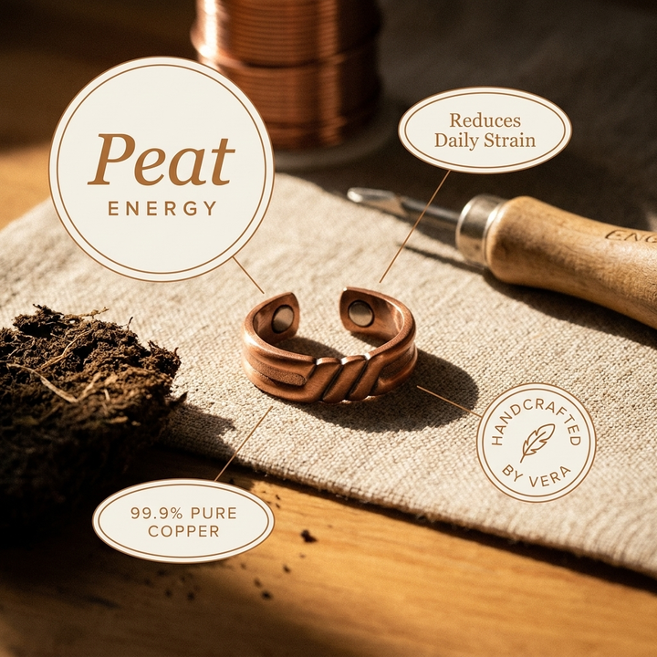 Vera's Peat Copper Ring